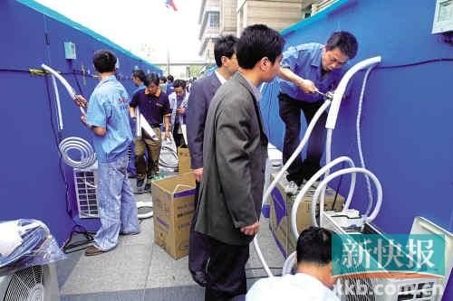 ■空調電源連接線一般為銅線，如果用銅包鋁的線時間一長會造成信號不通暢。(新華社資料圖/圖文無關)
